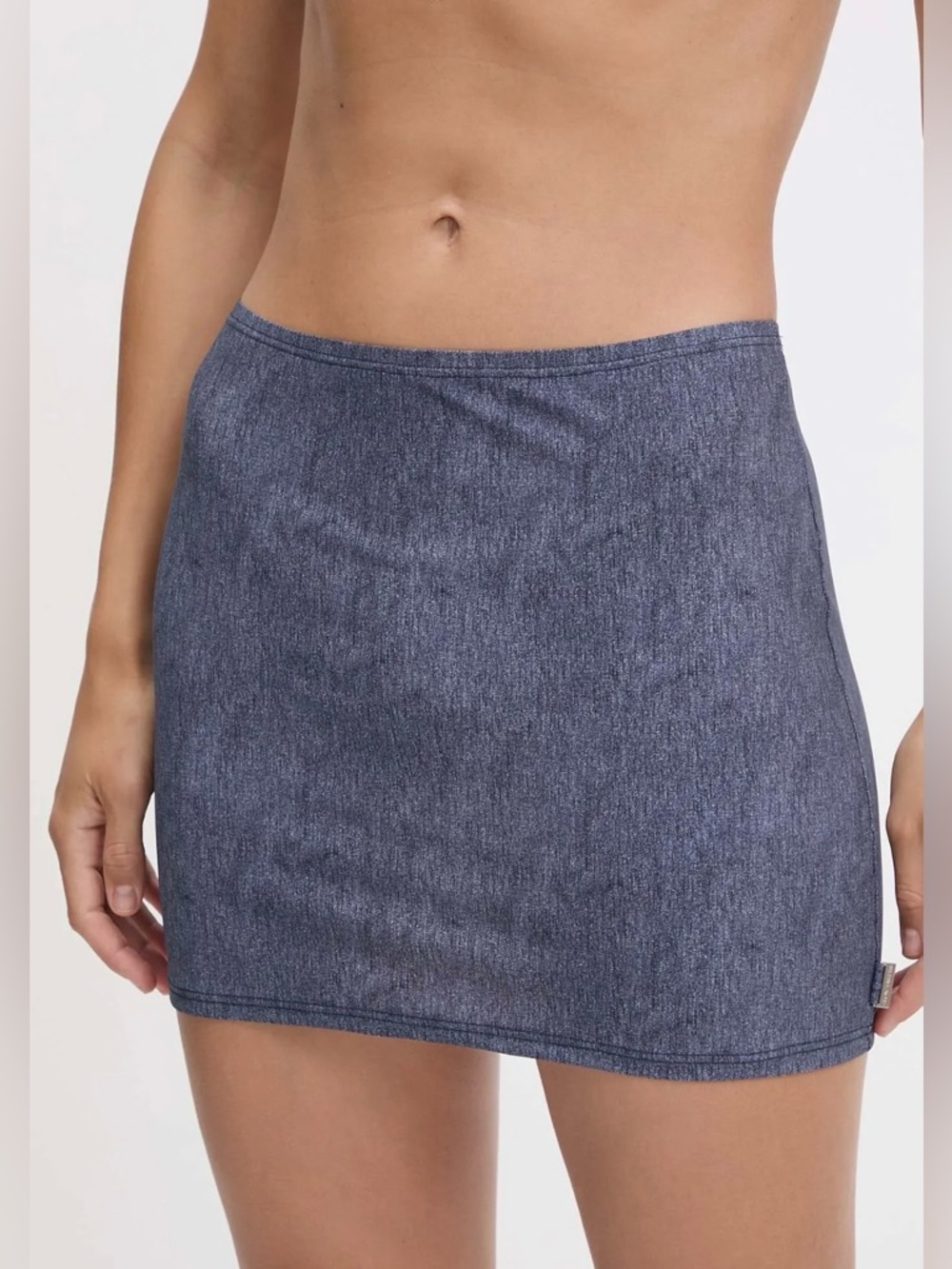 Michael Michael Kors Pull On  Cover Up Women's Denim-Style Skirt Size M